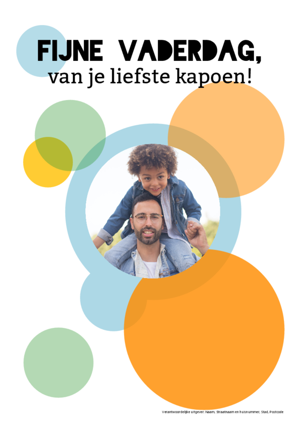 Maak je eigen krant sjabloon vaderdag | Happiedays