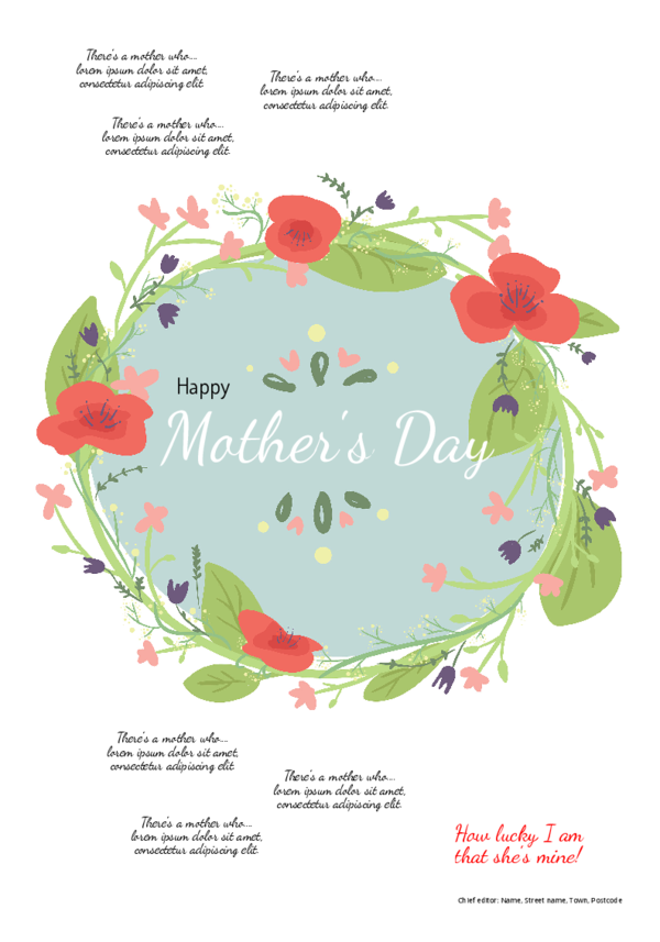make a newspaper newspaper template mother's day - happiedays